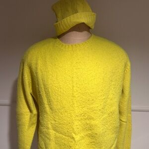 POLO RALPH LAUREN NEON SHETLAND SKI SWEATER